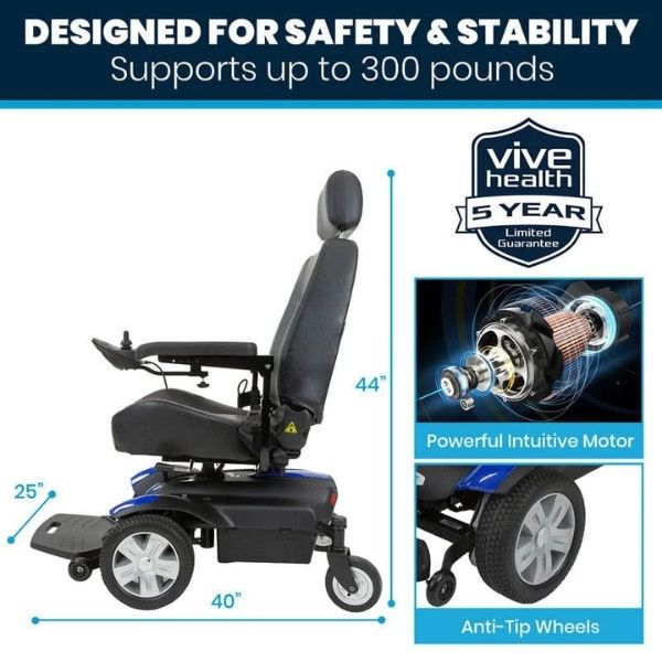 Vive Health Electric Wheelchair Model V
