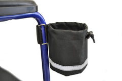 Unbreakable Fabric Cupholder for Mobility Scooters and Electric Wheelchairs