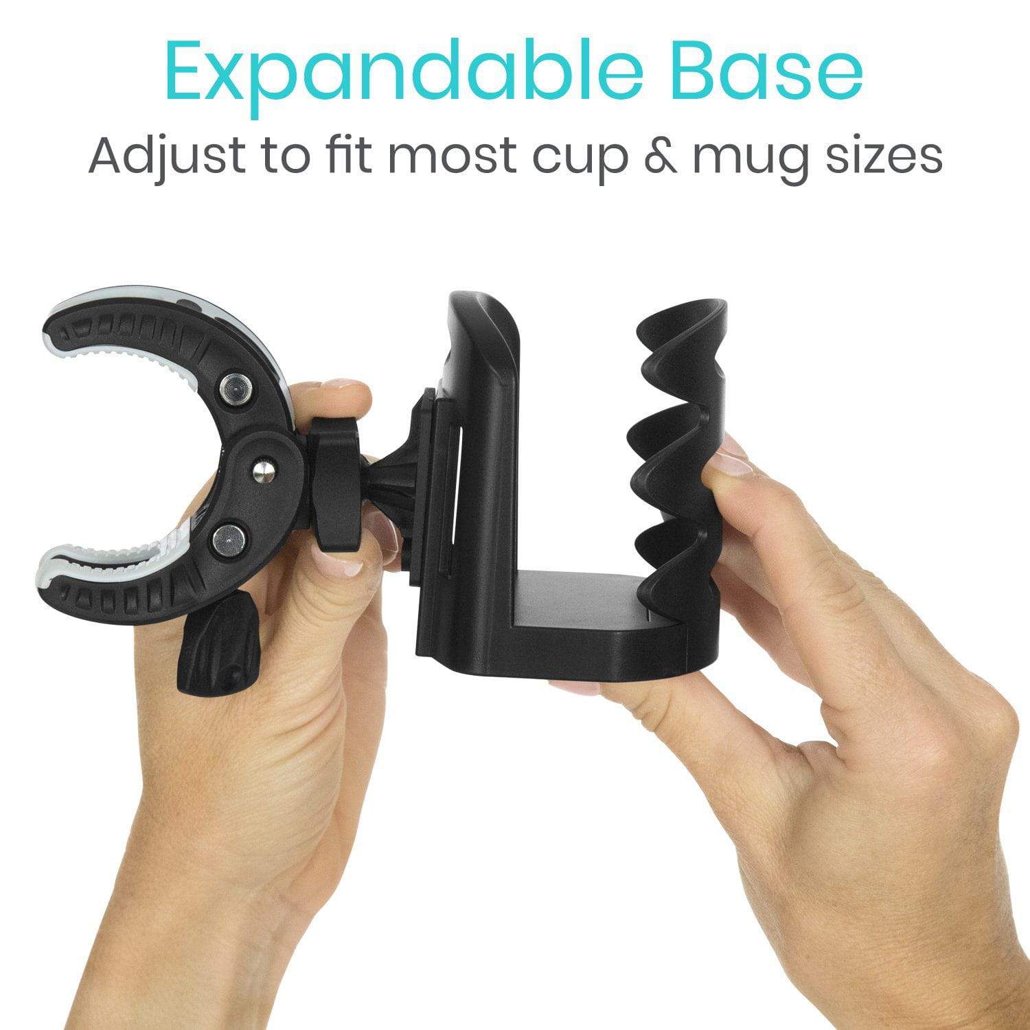 Clip-On Cup Holder for Mobility Scooters, Electric Wheelchairs, and more