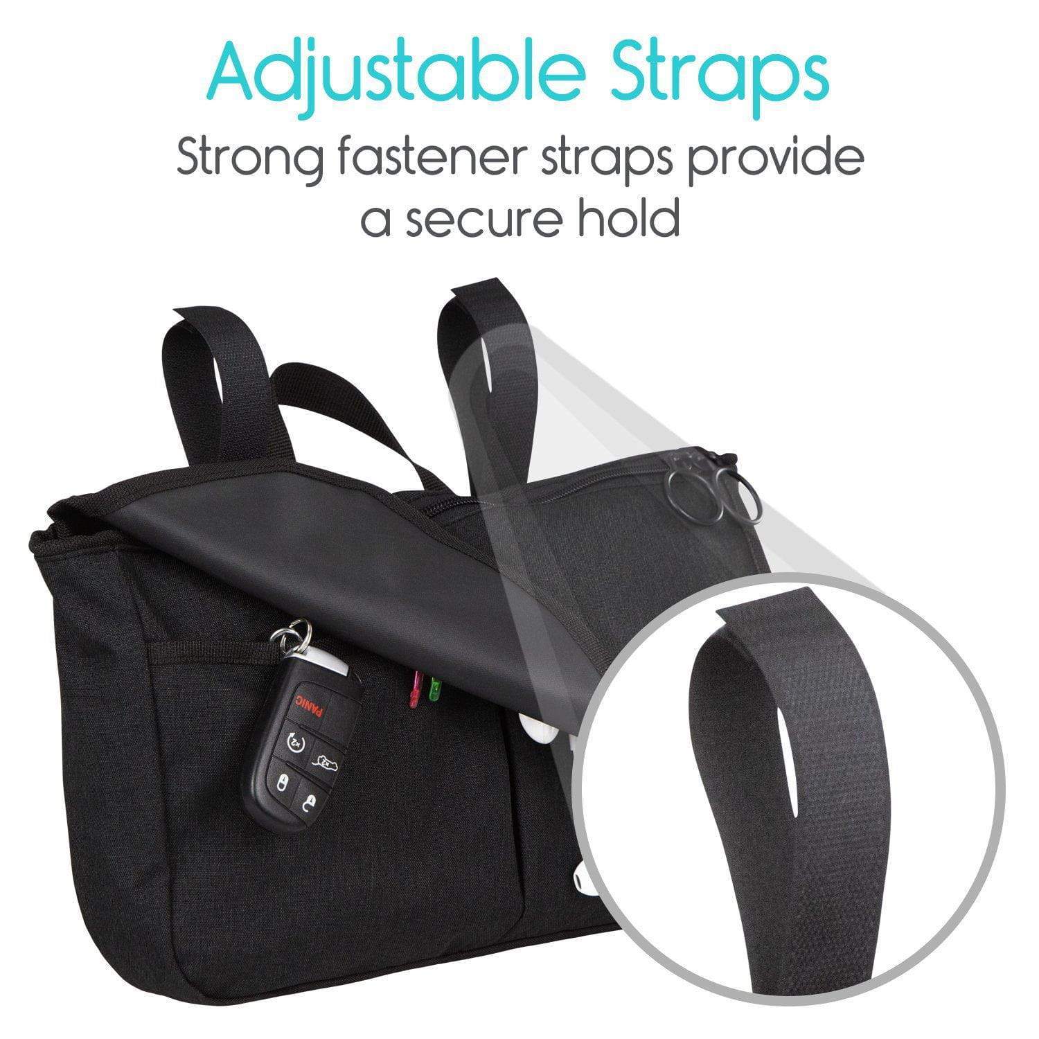 Durable and Water Resistant Mobility Side Bag from Vive Health