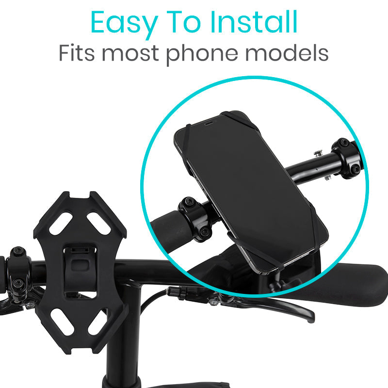 Phone Holder For Mobility Scooters, Electric Wheelchairs, and more. From Vive Health