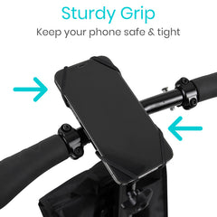 Phone Holder For Mobility Scooters, Electric Wheelchairs, and more. From Vive Health