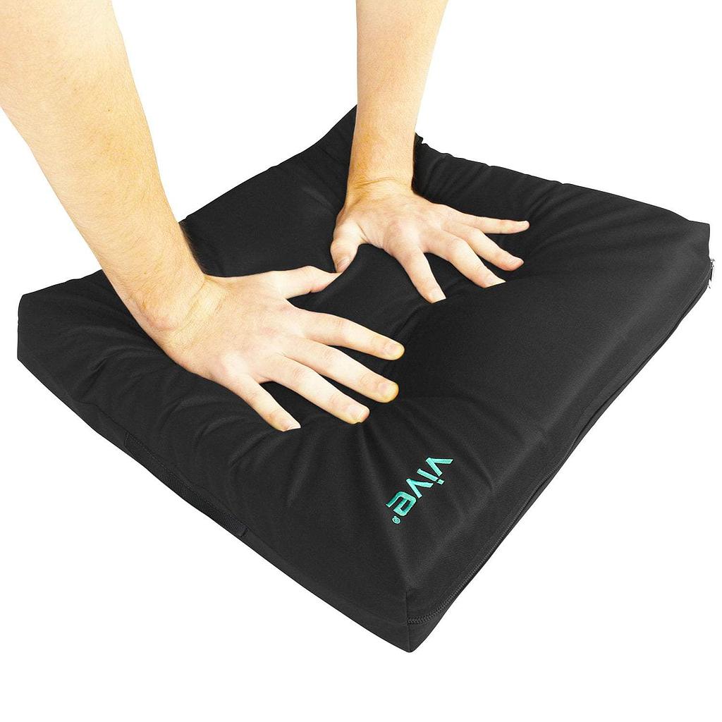 Power Chair and Wheel Chair Gel Seat Cushion - Back Support Comfort and Pain Relief