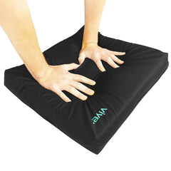 Power Chair and Wheel Chair Gel Seat Cushion - Back Support Comfort and Pain Relief