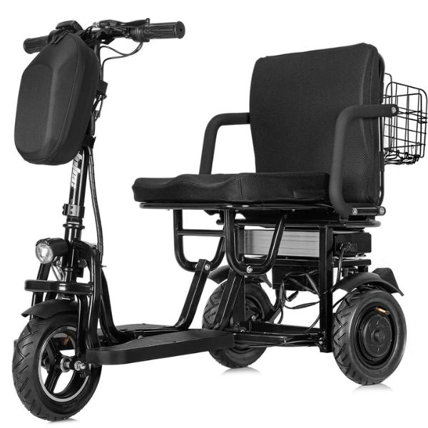 MotoTec 48v 700w Folding 3-Wheel Mobility Scooter