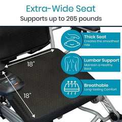 Vive Health Foldable Electric Wheelchair