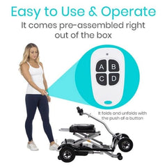 Vive Health Automatic Folding Mobility Scooter