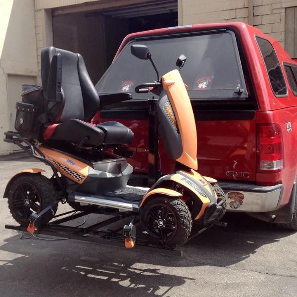WheelChair Carrier XL4 Electric Lift for large 4-wheel Mobility scooters