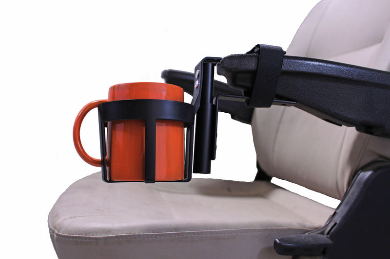 Plastic Cupholders for Mobility Scooters and Electric Wheelchairs