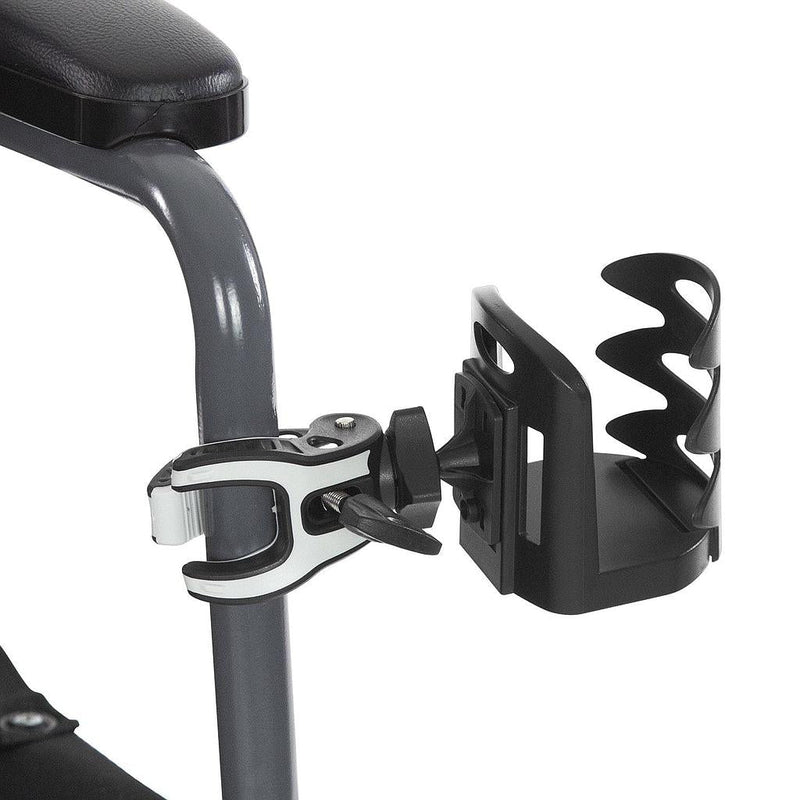 Clip-On Cup Holder for Mobility Scooters, Electric Wheelchairs, and more
