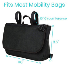 Durable and Water Resistant Mobility Side Bag from Vive Health